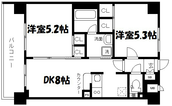 エステムプラザ京都御所ノ内REGIA 間取り