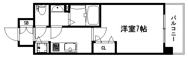 エスリード京都梅小路アヴェニテ 間取り