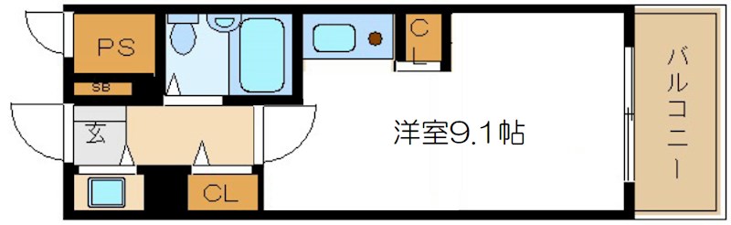 ライオンズマンション京都三条大宮 間取り