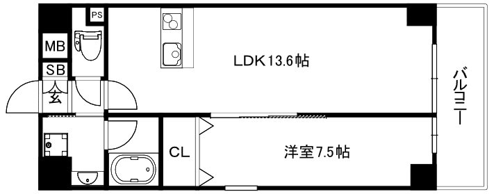 ウェスタ四条 間取り