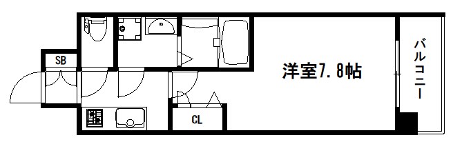 エスリード京都梅小路アヴェニテ 間取り