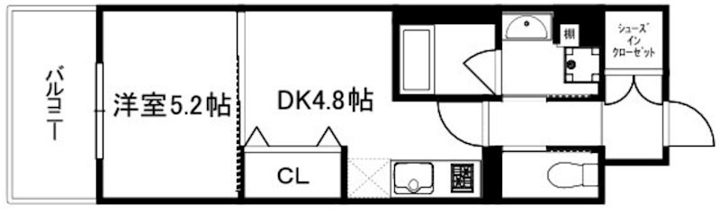 アスヴェル京都四条西院 間取り