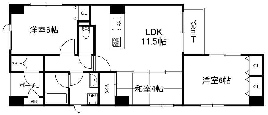デリード御池 間取り