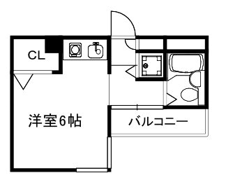 ライオンズマンション京都三条大宮 間取り