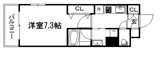 ベラジオ堀川今出川Ⅱ 間取り