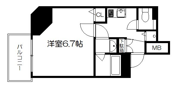アスヴェル京都西京極 間取り