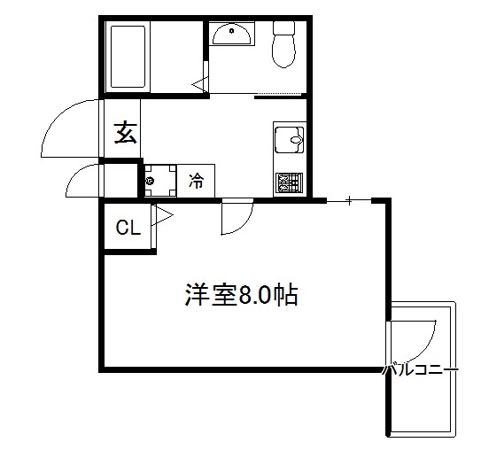 フラッティ北野白梅町 間取り