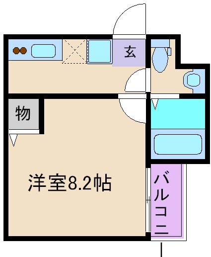 フラッティ一条御前 間取り