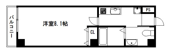 フラッティ大徳寺南 間取り