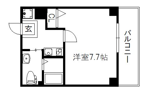 フラッティ京都十条 間取り