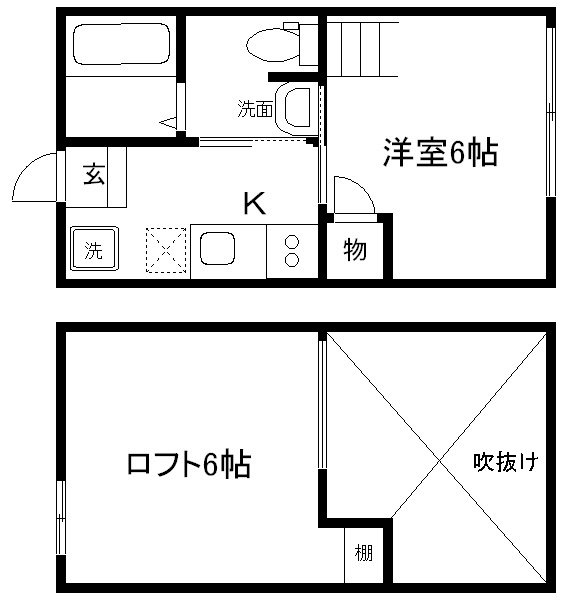 ロフティ西院 間取り
