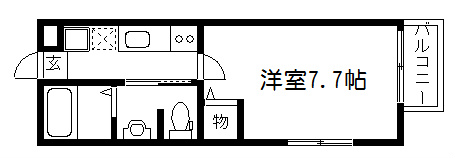 フラッティ大将軍 間取り