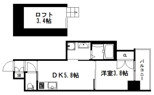 アクアプレイス京都二条城北 間取り