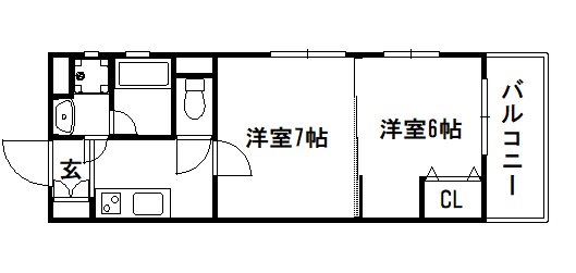 アンクル丹波口 間取り