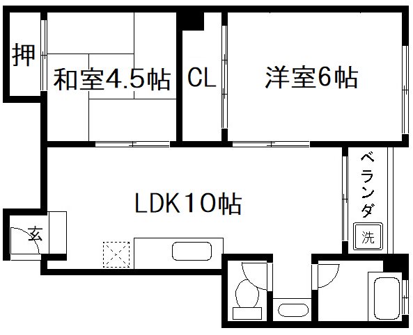 グランタック東山二条 間取り