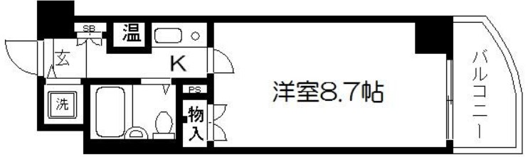 アクシルコート京都二条ウエスト 間取り