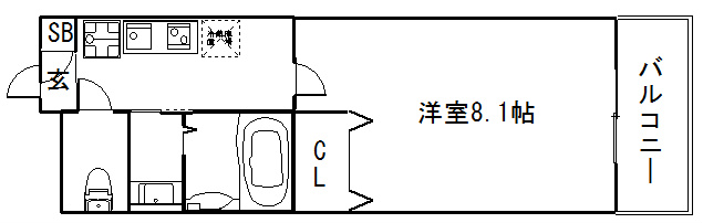 ベルビュー堀川 間取り