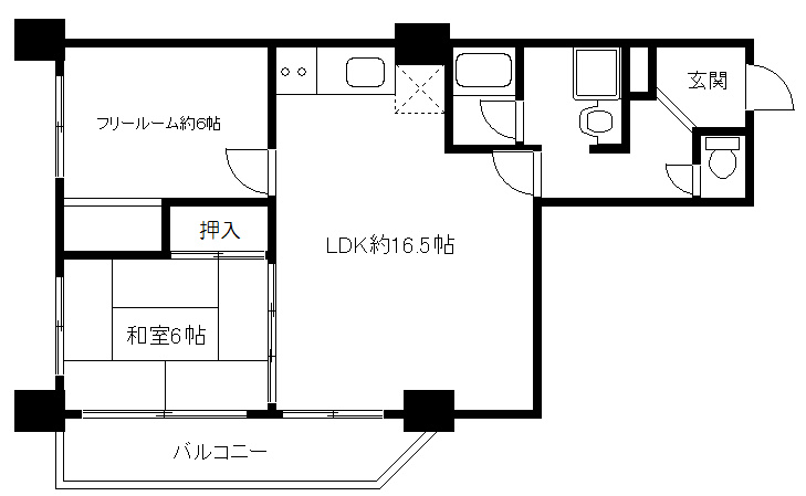 インペリアル五条 間取り