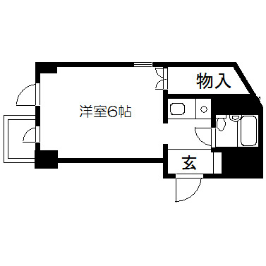コスモハイツ里ノ内 間取り