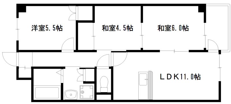 インペリアル明日香 間取り