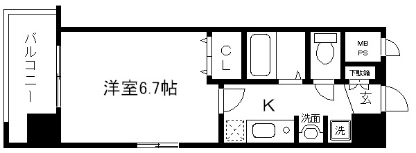 スワンズ京都二条城北 間取り