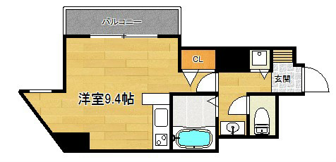 スワンズ京都西陣 間取り