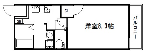 サクシード東山七条 間取り