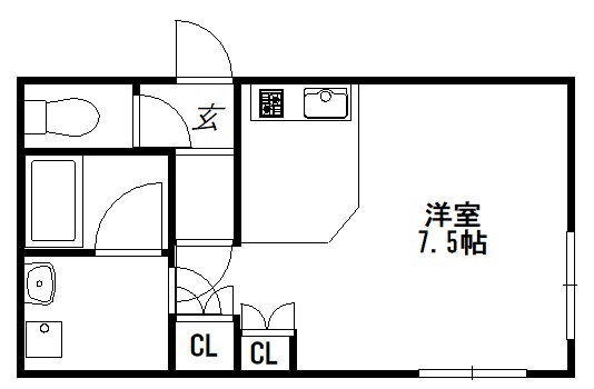 ジュネス四条大宮 間取り