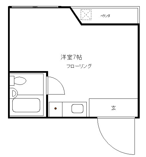 メゾンジュネス 間取り