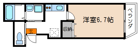 クロスフィールド下鴨 間取り