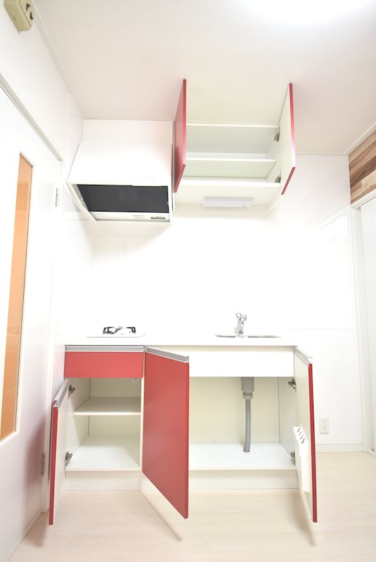 アスターナ京の袋小路長屋 キッチン収納部