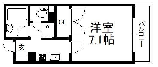 コスモ今出川 間取り