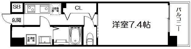 レジデンス京都ゲートシティ 間取り