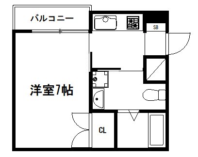THE　GARNET　SUITE　RESIDENCE　京大前WEST 間取り
