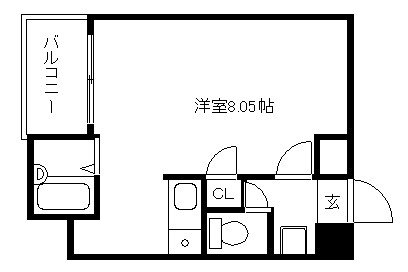 メディナ西大路Ⅱ 間取り