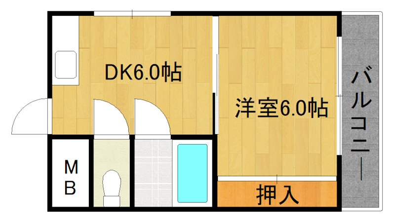 ウエストヴィラージュⅠ 間取り