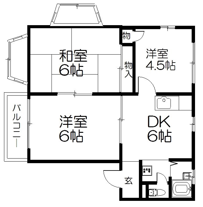 アビタシオン288 間取り