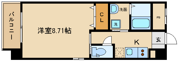 サンクチュアリ四条高倉 間取り