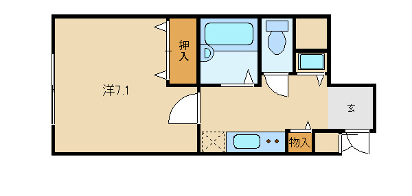 スカイウェイ洛北 間取り