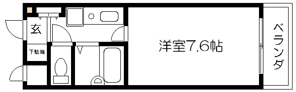 エルマーナ出町柳 間取り