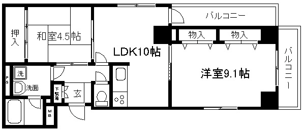 グランフォルム御池 間取り
