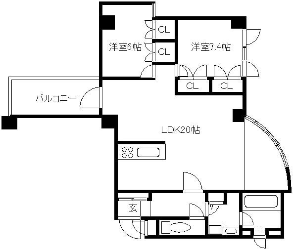グランフォルム京都御所南 間取り