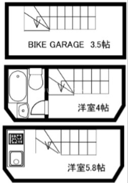 GARNET RESIDENCE東寺 間取り
