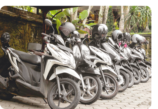 バイク駐輪可